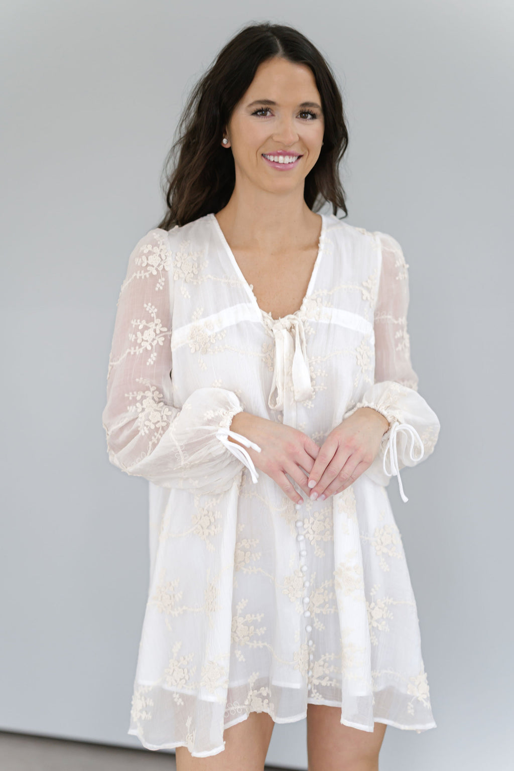 Maisy Dress - Ivory